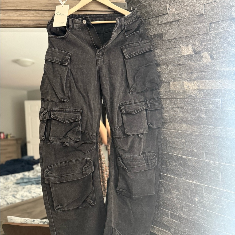 Women’s Black Cargo Pants